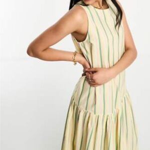 ASOS Striped Maxi Dress